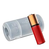 Batterie Wechselrichter | Batterie-Umrüstgehäuse,Hocheffizienter AA-zu-C-Adapter Für...