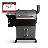 BURNHARD Pelletsmoker FLINT, Räucherofen 70°C - 230°C, Pelletgrill inkl....