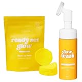 Face Wash, Face Cleanser, Brightening Formula Daily Use Gentle Exfoliation Cleansing Pads...