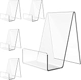 Acryl Buchständer,5 Stück Buchstütze,10,5 x 9 x 7,5CM Acryl Buchständer...