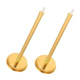 TOPPERFUN 2 Stück Windgeschütztes Nachfüllbares Langer Zündstab aus Legierung für...