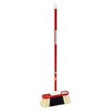 Classic Besen I Robuster Kinderbesen aus hochwertigem Kunststoff I Maße: 18 cm x 5,5 cm x...