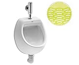 VBChome Urinal Zulauf Oben Weiß Modern Hochwertig Keramik Pinkelbecken...