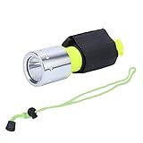 Mini-Tauchlicht, Tragbare, Wasserdichte, Verschleißfeste Taucher-Taschenlampe Mit 2000 Lm...