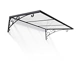 Canopia by Palram Vordach für Haustür Venus 1350 Pultvordach 135 x 88 cm Klar...