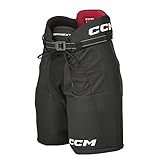 CCM Next Eishockey Hose für Herren, Youth (Schwarz, Größe: M)