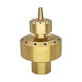 2-lagige Messing-Sprühdüse für Gartenbrunnen Landschaftsbrunnen aus Kupfer