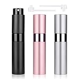 ACWOO Mini Parfümzerstäuber Taschenzerstäuber, 3 Stück 10 ml Nachfüllbar Leer Reise...