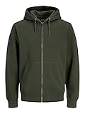 Herren Jack & Jones Kapuzen Sweatshirt Hoodie JJESOFT Basic Zip Sweater Pullover...