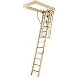 Bodentreppe │ wärmegedämmt │ 130 x 70 cm │ U-Wert 0,90 │ 3-teiliges Leiternteil...