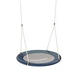 HUDORA Nestschaukel Lounge - Höhenverstellbare Nestschaukel mit 90/110cm Durchmesser für...