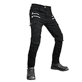Stilvolle Und Bequeme Motorradhose Herren Mit Protektoren - Motorrad Jeans Herren In...