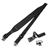 2-Punkt Gewehrriemen Waffen-Schlinge (schwarz)