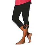 Hose mit weitem Bein für Damen, hohe Taille, hohl, Yoga, leicht, bequem,...