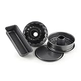 Dr. Oetker 4er Backformen-Set BACK-HARMONIE, Springform (Flach- und...