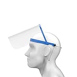 Urhome Gesichtsschutz aus Kunststoff - Gesichtsschutzmaske Gesichtsvisier...