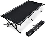 EVER ADVANCED Feldbett Klappbar XXL 300KG Belastbar Klappbett Groß & Breit 214cm x106cm...