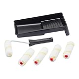 Fit For The Job Mini-Farbroller-Set für Dispersionsfarben, kleiner Roller und...