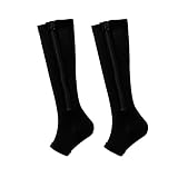 BIISDOST Reißverschluss Strümpfe für Erwachsene Sports elastische Socken Strümpfe...