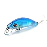WorldCare® MermaidKnight Good Fihing Minnow Hochwertiger Luminou-Köder 7 cm/12 g,...