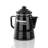 Petromax Perkolator Perkomax 1,5 Liter (schwarz)-Emaille Kaffeekanne | auf allen...