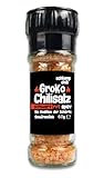 Schlump-Chili⎥GroKo Chilisalz Gewürzsalz⎥Habanero Chili Gewürzmühle mit Salz und...