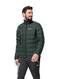 Jack Wolfskin Herren ATHER DOWN JKT M Daunenjacke, Black Olive, L