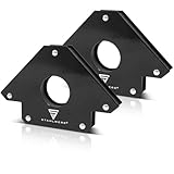 STAHLWERK 2er Set Magnet-Schweißwinkel 34 kg | 75 lbs praktischer...