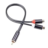 HDKEAN 1 Stecker auf 2 Buchsen, Stereokabel, Y-Adapter, AUX-Adapter für...
