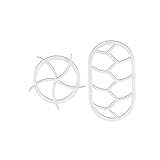 2 Stück Kunststoff Weiß Teigpressform Kunststoff Ausstecher Brötchen Backform...