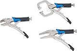 BGS 4499 | Mini-Gripzangen-Satz | 3-tlg. | Gripzange 110 mm | Langbeck-Gripzange...