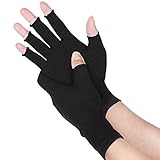 Sibba Arthritis-Kompressionshandschuhe für Damen und Herren fingerloser...