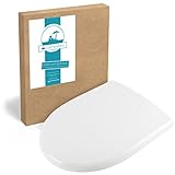Calmwaters® Antibakterieller WC Sitz für Keramag Renova Nr. 1, Toilettensitz mit...