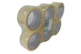 Q-Connect KF01791 Klebeband wirtschaftliche Spezial Verpackung Hohe Haftkraft 50...