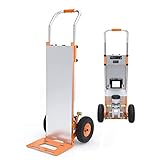 Treppensteiger sackkarre elektrisch Arbeitssparender Trolley, 200kg belastbar - Mit 500W...