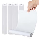 (4 Rollen) Thermopapier A4 für tragbare Drucker (ca. 116Blatt), Thermodrucker Papier A4,...