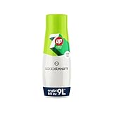SodaStream Sirup 7UP Zero Zucker - 1x Flasche ergibt 9 Liter Fertiggetränk,...