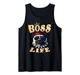 Boss Life Bull Dog Fun Neuheit Tank Top