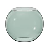 TREND FOR HOME Kugelvase Glas Ø 19 cm H: 15.5 cm Vase Grün Pflanzen Terrarium...