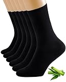 Niofind Socken Herren Damen Bambus Socken,Unisex Business Lange Bambussocken Weich...