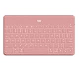 Logitech Keys to Go - Kabellose Tastatur - Kabellose Tastatur, Ultraleicht & Geräuschlos,...