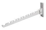 Metafranc Kleiderlüfter weiß - 330 x 28 mm - 20 kg Tragkraft - Stabiles Material -...