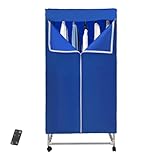 Lightakai Wäschetrockner, 1500W Elektrischer Trockner Tragbare Mini Trockenmaschine mit...