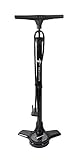 Fahrradpumpe Standpumpe - Luftpumpe Fahrrad - Fußpumpe mit Manometer - alle Ventile -...