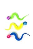 Dezi & Roo Wiggly Balls lustiges Katzenspielzeug, Hüpfball, perfekt für Katzen...