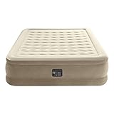 Intex Queen Ultra-Plüsch-Luftbett mit Fiber-Tech RP, aufgeblasene Größe: 152...