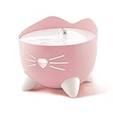 Catit Pixi Trinkbrunnen für Katzen, 2,5L, pink, 1 Stück (1er Pack)