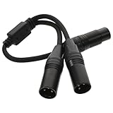 JOINPAYA XLR-Audiokabel Stecker Mikrofon Monitor-Verlängerungskabel doppelt Zu Koppler...