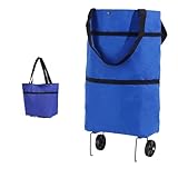 Trolley-Taschen, zusammenklappbare Trolley-Taschen, Oxford-Stoff, faltbare Einkaufstasche...