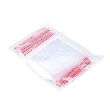OFFICER PRODUCTS Zip Beutel Druckverschluss 5 x 7 cm / 100 Stück (1er Pack)/ Transparent...